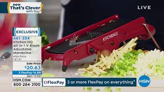 Kitchen HQ Allin1 VBlade Adjustable Mandoline