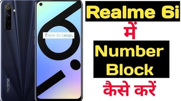 How to block any number in realme 6i || how to add any number in blacklist on realme 6i ||