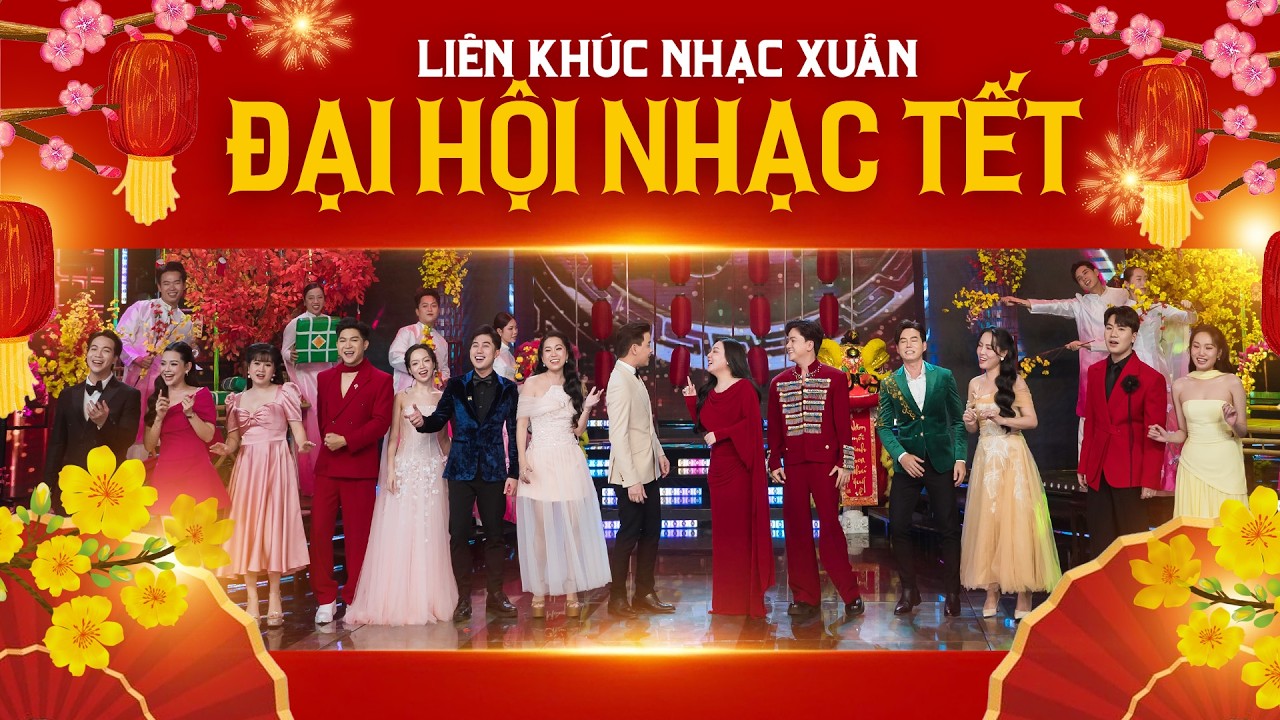 Liên Khúc NHẠC XUÂN Sôi Động Nhiều Ca Sĩ Trẻ Nhất 20226 - Đại Hội Nhạc Tết Chào Mừng Xuân Bính Ngọ