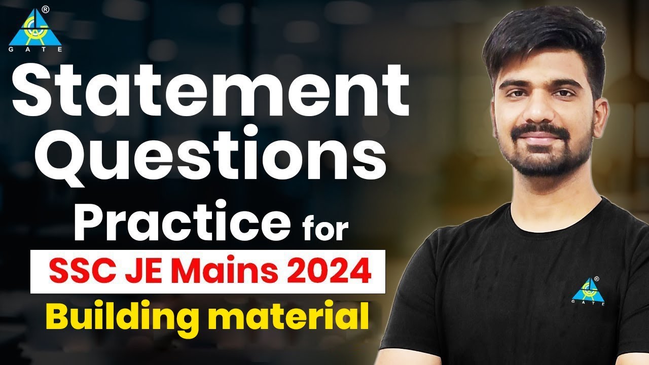 Statement questions practice for ssc je mains part 2 building