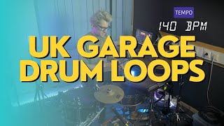 UKG Drum Loops 140 BPM // The Hybrid Drummer