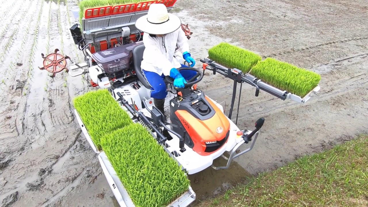 kubota AW4 vol.2 初めての田植え機では ハンドルだけ！ という言葉が