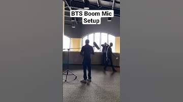 Behind-the-scenes Boom Mic Setup