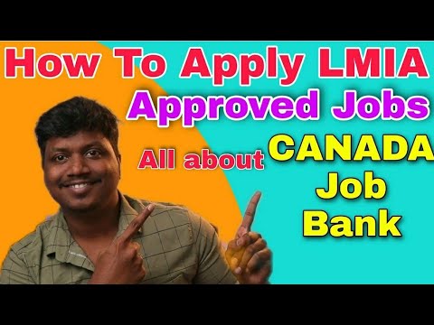 How to Apply LMIA Approved in Job Bank | தமிழ் | Canada Tamil Vlog | Canada Work permit 2021