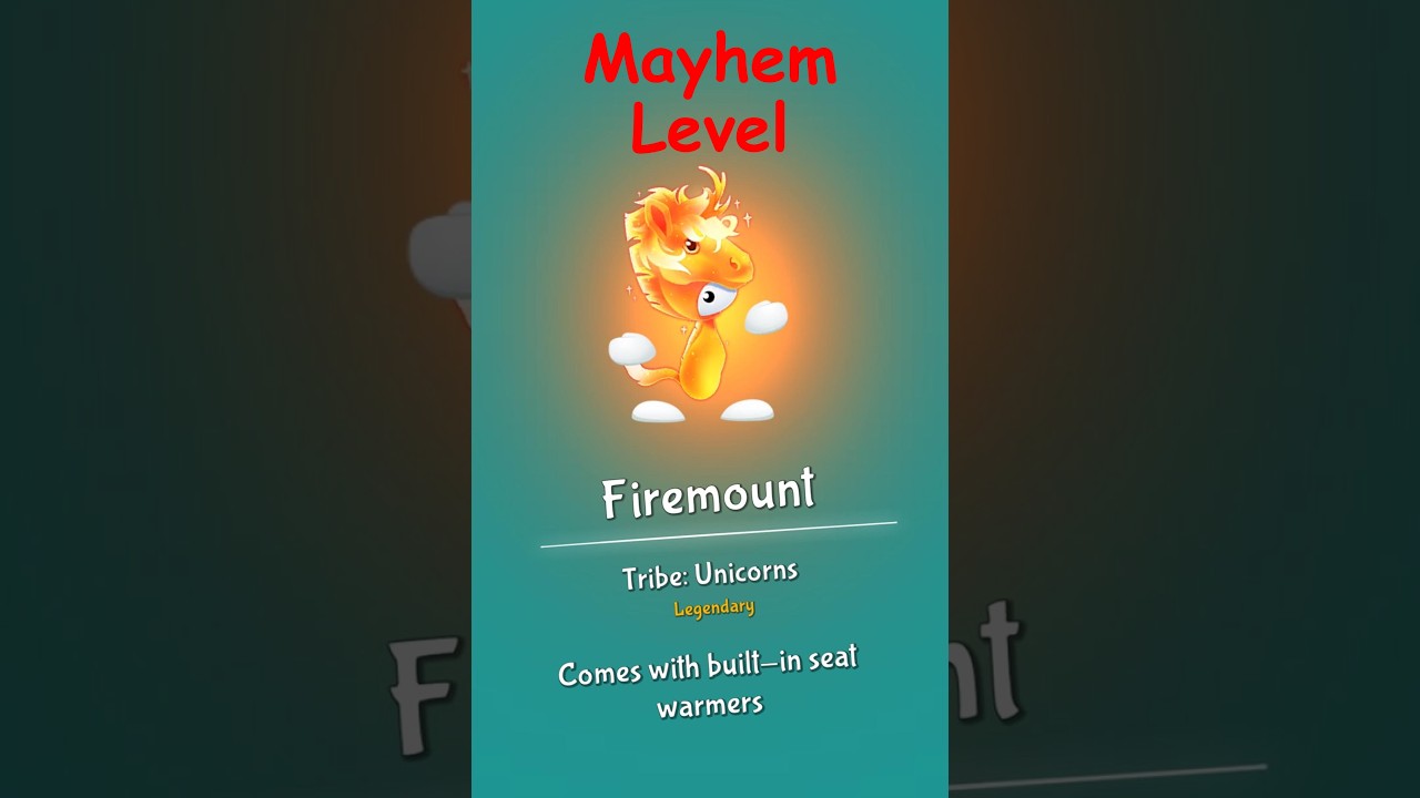 Lemmings Tribes Season 96 Mayhem Level. Unicorns - Firemount