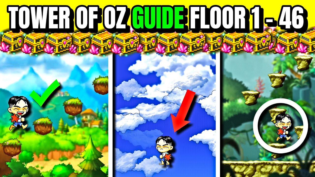 Maplestory Tower Of Oz GUIDE (Floor 1 46) YouTube