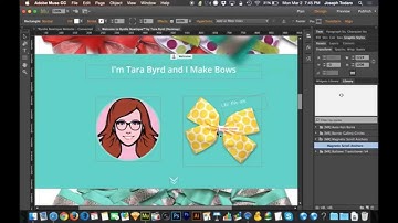 Adobe Muse CC Parallax Scrolling Tutorial | Magnetic Scroll Anchors