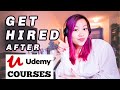 How to get a WEB DEVELOPER JOB after Udemy Courses