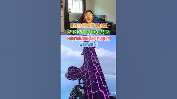 How to unlock *2 FREE ANIMATED CAMOS* in Warzone and Modern Warfare 3!