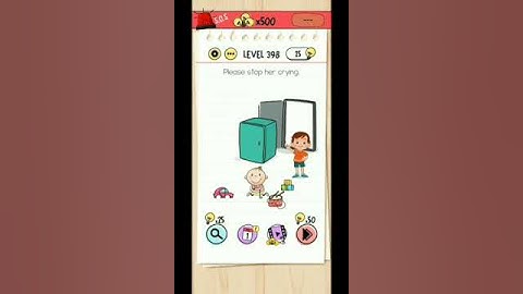 Level 398 Please stop her crying #braintest #cryingbaby #shorts