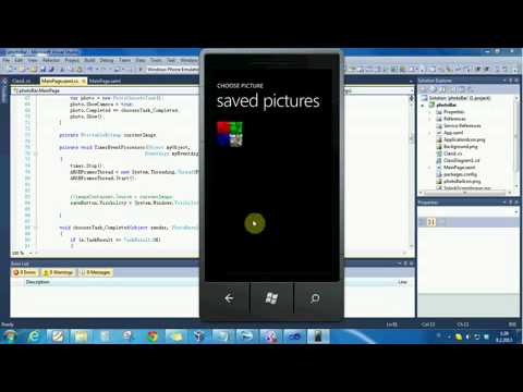 win phone app -- image processing to display one image into four test results