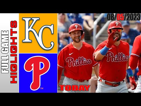 Philadelphia Phillies vs Kansas City Royals FULL GAME HIGHLIGHTS [TODAY], Aug 05, 2023