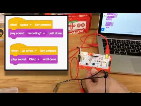 Lighting up an LED Makey Makey - YouTube