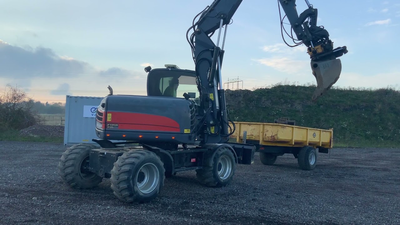 Köp Grävmaskin Terex TW 110 med tippvagn på Klaravik