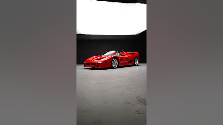Starting Up a Ferrari F50 (V12 Exhaust ASMR)