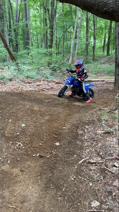 First Time Trail Riding Yamaha PW50