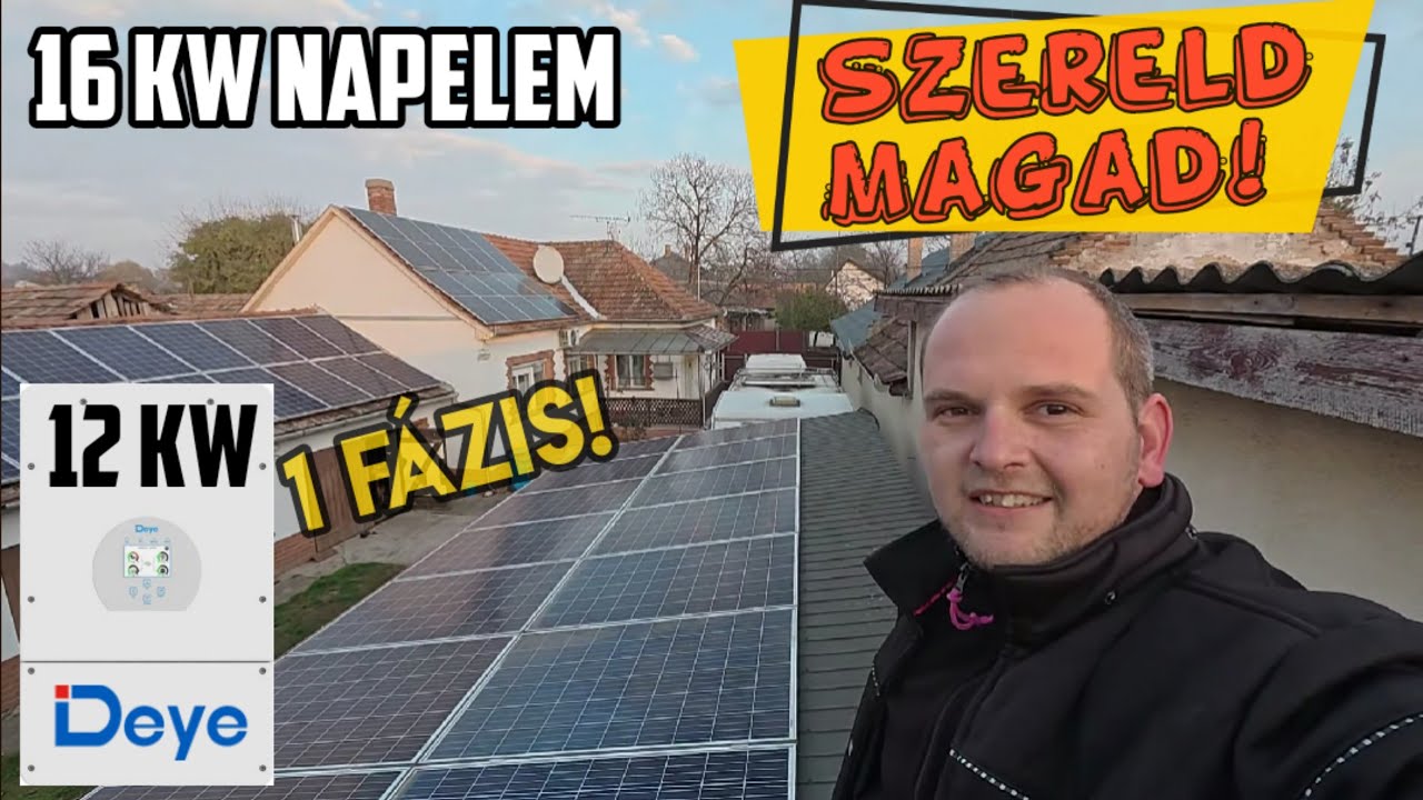 Használt régi panelekből! - Szereld magad napelem rendszer