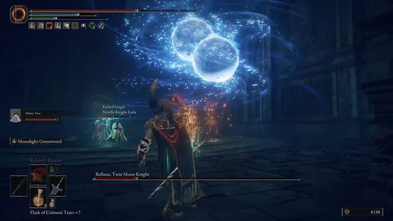 Rellana Twin Moon Knight | Elden Ring Spellblade - YouTube