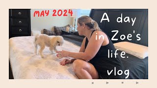 Vlogging with Zoe Let's make the bed together