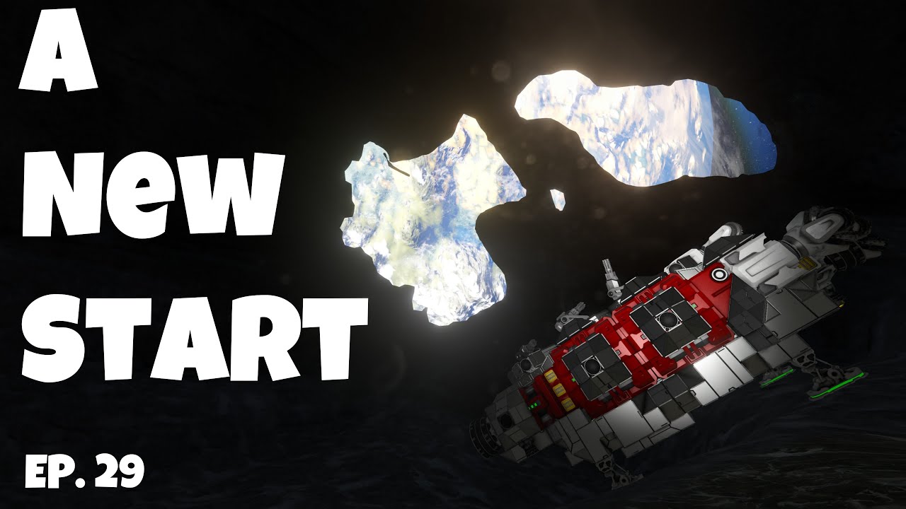 A New Start in Space! - Episode 29 - Space Engineers Let's Play - YouTube