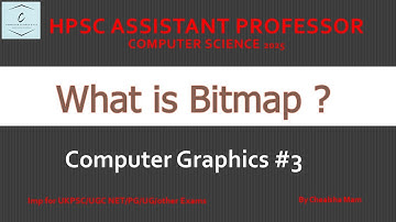 What is Bitmap || Lossless vs Lossy Technique | Computer Graphics| HPSC Assistant Professor CSE 2025