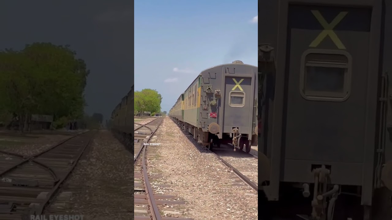 Awesome Fareed Express Train Arrived at Noor Shah Station