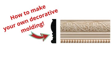 This is how you can MAKE YOUR OWN fancy decorative molding at home!