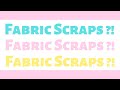 3 SEWING IDEAS FOR FABRIC SCRAPS!