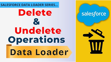 Salesforce Data Loader: Delete & Undelete Operations Step-by-Step with Real Scenarios