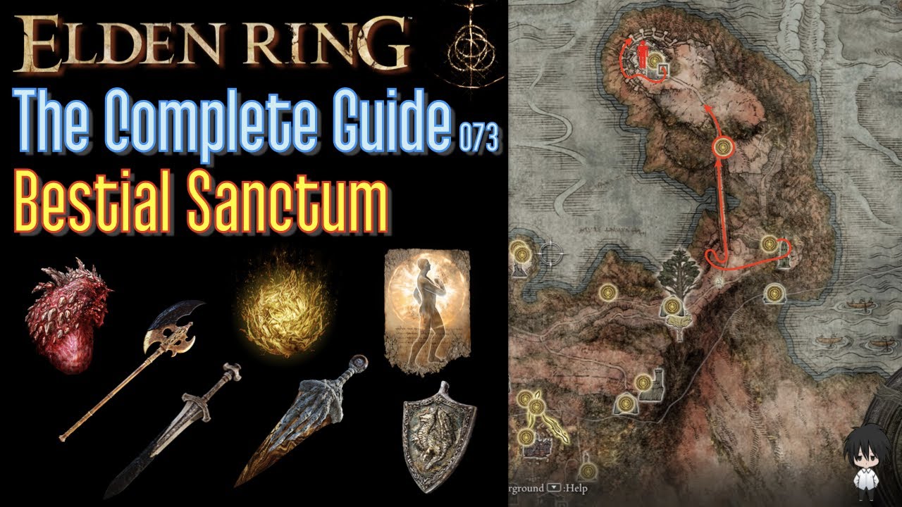 Elden Ring The Complete Guide 073 Bestial Sanctum (all items all
