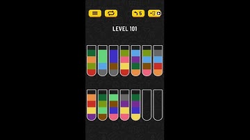 Water Sort Puzzle. Level 101. HD Quality