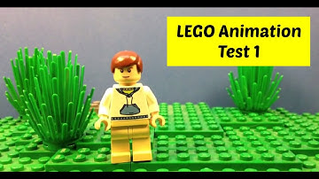 Lego Animation Test 1 | My First Video | Stop Motion Animation