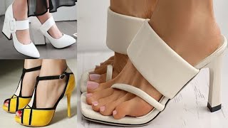 SOFT BRANDED LEATHER MADE BRANDED SANDALS DESIGNS 2021 COLLECTION FOR WOMEN ||NEW SANDALS COLLECTION screenshot 5