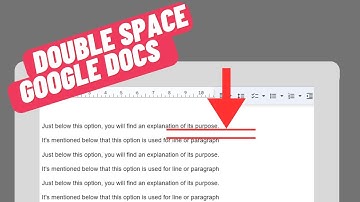 How To Double Space On Google Docs - Quick & Easy