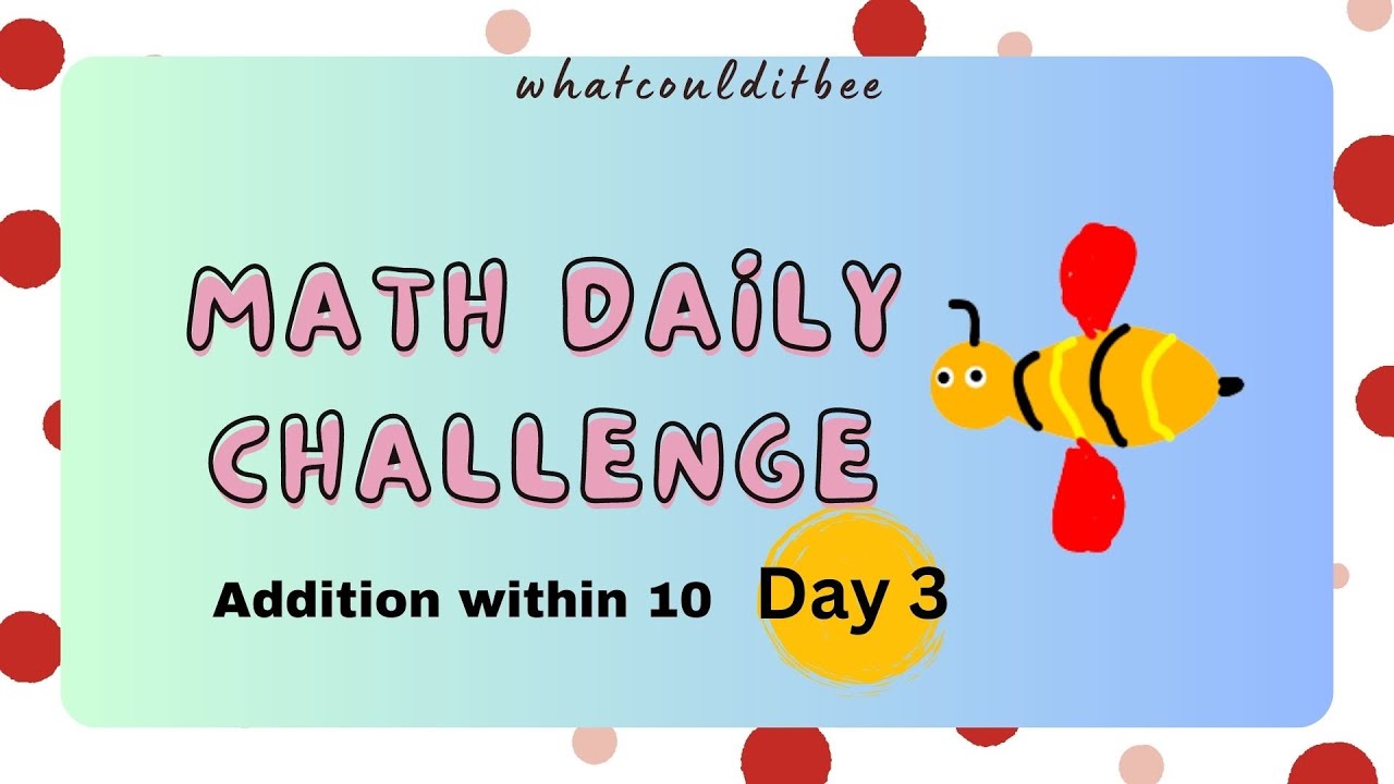 Addition within 10 |Math - YouTube