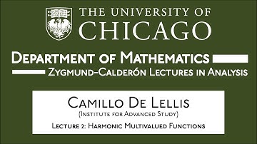 2021 Zygmund-Calderón Lectures in Analysis: Camillo De Lellis (Lecture 2)