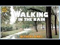 Walking in the Rain | Rainy day in village - Netherlands | ASMR Rain / 4k - Huizen 🇳🇱