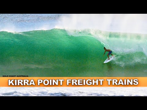 Surfing. Pumping Kirra Point! Dawn Session Wednesday 13th March & Tuesdays Noon Session!