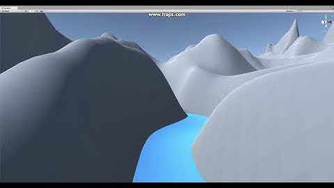 Procedural Map Generated (General Shape + Rivers)