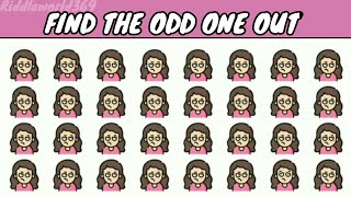 Find the odd emoji out | Spot the odd emoji out | genius riddles | puzzle @riddleworld142