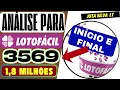 ANÁLISE DE INÍCIO E FINAL PARA LOTOFÁCIL 3569