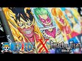Drawing One Piece in Titan Form | Different Styles | #30