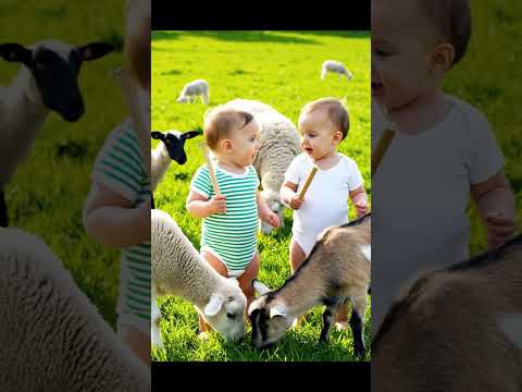 البيبي بيهش على غنمه Baby Ai Cutebaby Explore