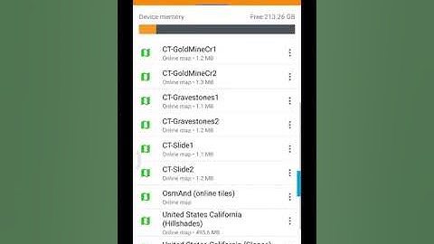 Off-Line Hill Shade Maps: How To. Part 4, Deleting Maps in OsmAnd