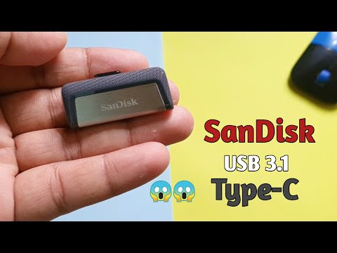 SanDisk Dual Drive Type-C 128GB Pendrive- Unboxing and Review (Best in 2020)
