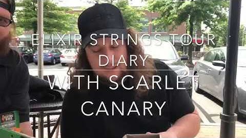 Elixir Strings Tour Diary with Scarlet Canary