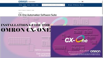 CX-ONE | OMRON PLC | INSTALLATIEGIDS