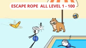 Escape Rope All Level 1 - 100 Walkthrough