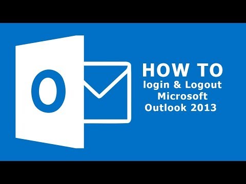 Cara Login & Logout Pada Microsoft Outlook 2013