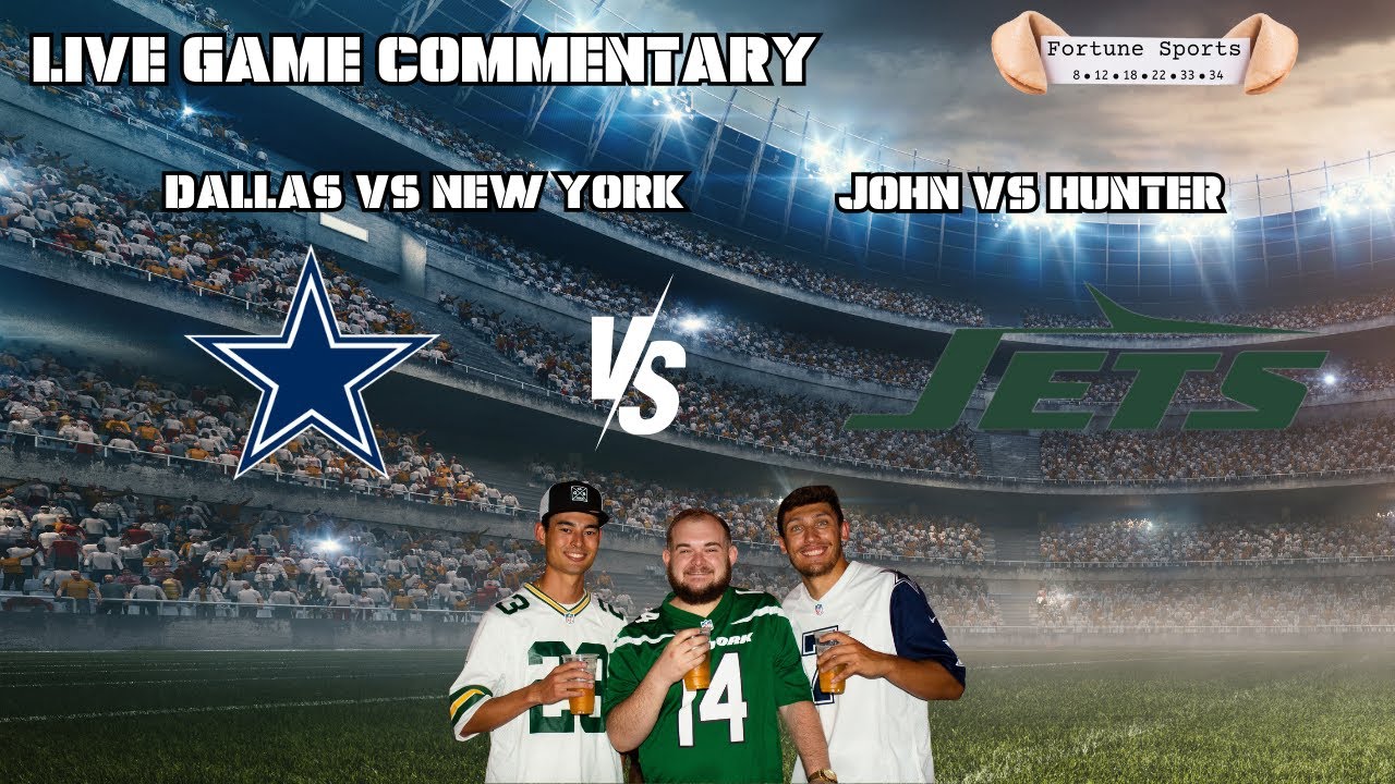 New York Jets Dallas Cowboys LIVE Game Commentary Week 2